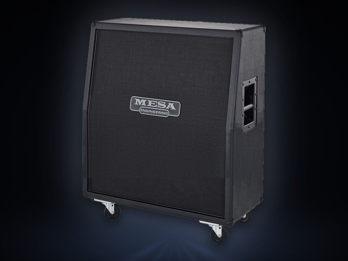 Mesa/Boogie Slant-Box auf Rollen