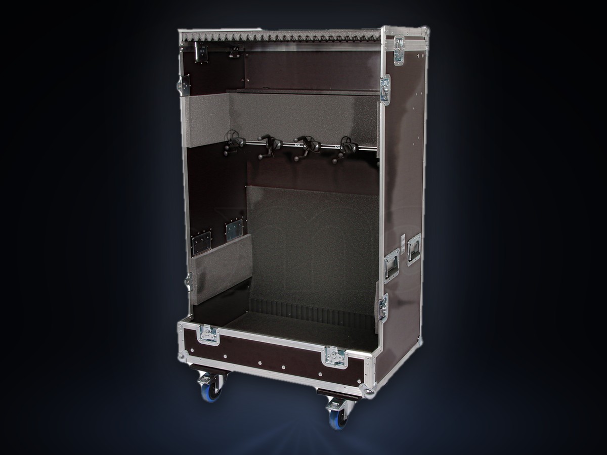 Wardrobe-Case mit Schaumstoff offen